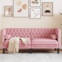 Sofá Chesterfield 2 plazas con cojines terciopelo rosa by , Sofas - Ref: Foro24-372686, Price: 292,22 €, Discount: %