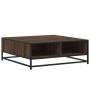 Mesa de centro madera ingeniería metal marrón roble 80x80x30 cm von , Couchtisch - Ref: Foro24-848773, Preis: 64,71 €, Rabatt: %