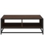 Mesa de centro madera ingeniería metal marrón roble 80x80x30 cm von , Couchtisch - Ref: Foro24-848773, Preis: 64,71 €, Rabatt: %