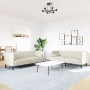 Set de sofás Chesterfield con cojines 2 piezas terciopelo crema von , Sofas - Ref: Foro24-3209298, Preis: 575,21 €, Rabatt: %