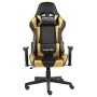 Goldener Gaming-Drehstuhl aus PVC von vidaXL, Gaming-Stühle - Ref: Foro24-20492, Preis: 158,43 €, Rabatt: %