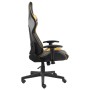 Goldener Gaming-Drehstuhl aus PVC von vidaXL, Gaming-Stühle - Ref: Foro24-20492, Preis: 158,43 €, Rabatt: %