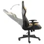 Golden PVC swivel gaming chair by vidaXL, Gaming chairs - Ref: Foro24-20492, Price: 156,27 €, Discount: %