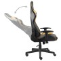 Goldener Gaming-Drehstuhl aus PVC von vidaXL, Gaming-Stühle - Ref: Foro24-20492, Preis: 158,43 €, Rabatt: %