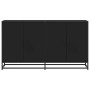 Aparador de madera de ingeniería negro 134x35x76 cm by , Sideboards - Ref: Foro24-3300815, Price: 156,27 €, Discount: %