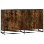Aparador madera de ingeniería roble ahumado 134x35x76 cm by , Sideboards - Ref: Foro24-3300817, Price: 134,95 €, Discount: %