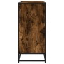 Aparador madera de ingeniería roble ahumado 134x35x76 cm by , Sideboards - Ref: Foro24-3300817, Price: 134,95 €, Discount: %