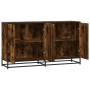 Aparador madera de ingeniería roble ahumado 134x35x76 cm by , Sideboards - Ref: Foro24-3300817, Price: 134,95 €, Discount: %