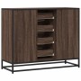 Aparador de madera de ingeniería marrón roble 92x35x76 cm by , Sideboards - Ref: Foro24-3300829, Price: 114,08 €, Discount: %