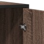 Aparador de madera de ingeniería marrón roble 92x35x76 cm by , Sideboards - Ref: Foro24-3300829, Price: 114,08 €, Discount: %