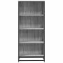 Estantería de madera de ingeniería gris Sonoma 60x35x139 cm by , Bookcases and shelves - Ref: Foro24-3300843, Price: 93,70 €,...