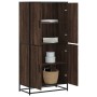 Aparador alto madera de ingeniería marrón roble 68x35x139 cm von , Sideboards - Ref: Foro24-3300834, Preis: 128,43 €, Rabatt: %