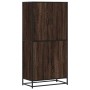 Aparador alto madera de ingeniería marrón roble 68x35x139 cm von , Sideboards - Ref: Foro24-3300834, Preis: 128,43 €, Rabatt: %