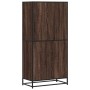 Aparador alto madera de ingeniería marrón roble 68x35x139 cm von , Sideboards - Ref: Foro24-3300834, Preis: 128,43 €, Rabatt: %