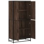 Aparador alto madera de ingeniería marrón roble 68x35x139 cm von , Sideboards - Ref: Foro24-3300834, Preis: 128,43 €, Rabatt: %