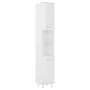 Bathroom cabinet in glossy white plywood, 30x30x179 cm. by vidaXL, Bathroom furniture - Ref: Foro24-802630, Price: 87,68 €, D...
