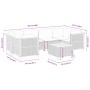 Set sofás de jardín 7 piezas y cojines ratán sintético beige by , Garden sets - Ref: Foro24-3261745, Price: 517,80 €, Discoun...