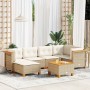 Set sofás de jardín 7 piezas y cojines ratán sintético beige von , Gartensets - Ref: Foro24-3261919, Preis: 489,94 €, Rabatt: %