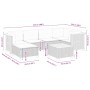 Set sofás de jardín 7 piezas y cojines ratán sintético beige von , Gartensets - Ref: Foro24-3261919, Preis: 489,94 €, Rabatt: %