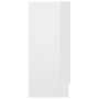 Holzvitrine aus glänzendem weißem Sperrholz 120x30,5x70 cm von vidaXL, Sideboards - Ref: Foro24-802792, Preis: 104,22 €, Raba...