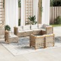 Set de sofás de jardín y cojines 8 piezas ratán sintético beige von , Gartensets - Ref: Foro24-3261904, Preis: 708,58 €, Raba...