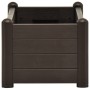 Hochbeet PP mokkafarben 100x43x35 cm von vidaXL, Töpfe und Pflanzgefäße - Ref: Foro24-313976, Preis: 92,73 €, Rabatt: %