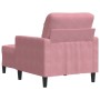 Sillón con taburete terciopelo rosa 60 cm von , Sofas - Ref: Foro24-3278260, Preis: 212,89 €, Rabatt: %