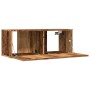 Muebles para TV de pared 2 uds madera envejecida 80x30x30 cm von , TV-Möbel - Ref: Foro24-857015, Preis: 76,38 €, Rabatt: %