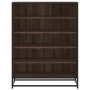 Zapatero de madera y metal marrón roble 75x38x97,5 cm von , Schuhregale und Schuhorganisatoren - Ref: Foro24-3300874, Preis: ...