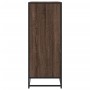 Zapatero de madera y metal marrón roble 75x38x97,5 cm von , Schuhregale und Schuhorganisatoren - Ref: Foro24-3300874, Preis: ...