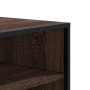 Zapatero de madera y metal marrón roble 75x38x97,5 cm von , Schuhregale und Schuhorganisatoren - Ref: Foro24-3300874, Preis: ...