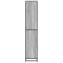 Armario de baño madera y metal gris Sonoma 35x37,5x188,5 cm by , Bathroom furniture - Ref: Foro24-3300883, Price: 149,29 €, D...