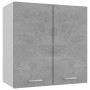 Hängeschrank aus Sperrholz in Betongrau, 60 x 31 x 60 cm von vidaXL, Küchenschränke - Ref: Foro24-801272, Preis: 59,74 €, Rab...