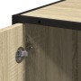 Armario de baño madera y metal roble Sonoma 35x37,5x188,5 cm von , Badezimmermöbel - Ref: Foro24-3300881, Preis: 142,21 €, Ra...
