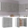 Hängeschrank aus Sperrholz in Betongrau, 60 x 31 x 60 cm von vidaXL, Küchenschränke - Ref: Foro24-801272, Preis: 58,15 €, Rab...