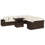 Set de sofás de jardín 11 pzas cojines ratán sintético marrón by , Garden sets - Ref: Foro24-3269433, Price: 791,55 €, Discou...