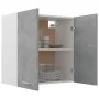 Hängeschrank aus Sperrholz in Betongrau, 60 x 31 x 60 cm von vidaXL, Küchenschränke - Ref: Foro24-801272, Preis: 58,15 €, Rab...