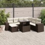Set sofás de jardín 8 piezas y cojines ratán sintético marrón von , Gartensets - Ref: Foro24-3275323, Preis: 587,07 €, Rabatt: %