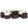 Set sofás de jardín 8 piezas y cojines ratán sintético marrón von , Gartensets - Ref: Foro24-3275323, Preis: 587,07 €, Rabatt: %