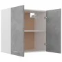 Hängeschrank aus Sperrholz in Betongrau, 60 x 31 x 60 cm von vidaXL, Küchenschränke - Ref: Foro24-801272, Preis: 58,15 €, Rab...