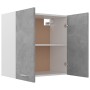 Hängeschrank aus Sperrholz in Betongrau, 60 x 31 x 60 cm von vidaXL, Küchenschränke - Ref: Foro24-801272, Preis: 59,74 €, Rab...