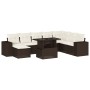 Set de sofás de jardín 9 pzas y cojines ratán sintético marrón von , Gartensets - Ref: Foro24-3269363, Preis: 635,58 €, Rabat...