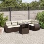 Juego de sofás de jardín 7 piezas con cojines ratán PE marrón von , Gartensets - Ref: Foro24-3268553, Preis: 537,25 €, Rabatt: %