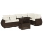 Juego de sofás de jardín 7 piezas con cojines ratán PE marrón von , Gartensets - Ref: Foro24-3268553, Preis: 537,25 €, Rabatt: %