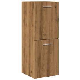 Armario pared baño madera ingeniería roble artisian 30x30x80 cm by , Bathroom furniture - Ref: Foro24-856219, Price: 46,66 €,...