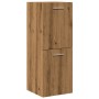 Armario pared baño madera ingeniería roble artisian 30x30x80 cm de , Muebles de baño - Ref: Foro24-856219, Precio: 46,66 €