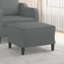 Reposapiés de tela gris oscuro 60x50x41 cm by , Ottomans - Ref: Foro24-349280, Price: 53,85 €, Discount: %