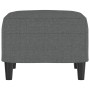 Reposapiés de tela gris oscuro 60x50x41 cm by , Ottomans - Ref: Foro24-349280, Price: 53,85 €, Discount: %