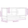 Mueble TV metal y madera ingeniería roble humo 80x34,5x40 cm von , TV-Möbel - Ref: Foro24-848821, Preis: 64,87 €, Rabatt: %