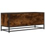 Mueble TV metal y madera ingeniería roble ahumado 100x34,5x40cm von , TV-Möbel - Ref: Foro24-848816, Preis: 86,49 €, Rabatt: %